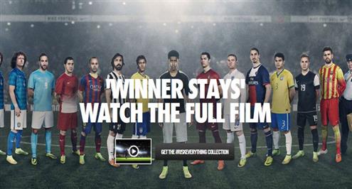 المخاطرة تضع البطل الأسطوري "هالك" بين نجوم المونديال في إعلان نايكي